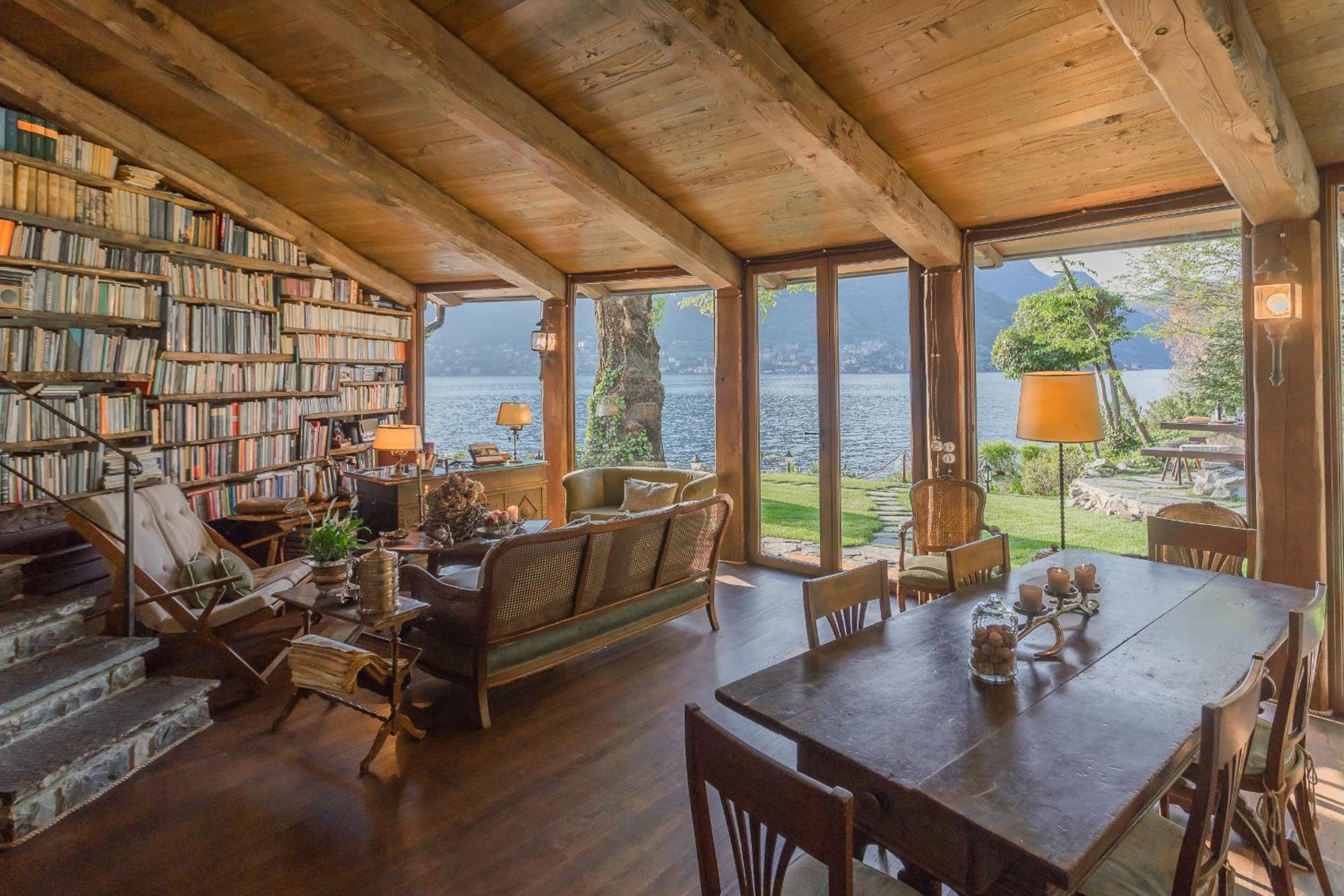 The Writer'S Nest Waterfront Villa By Rent All Como Faggeto Lario Bagian luar foto