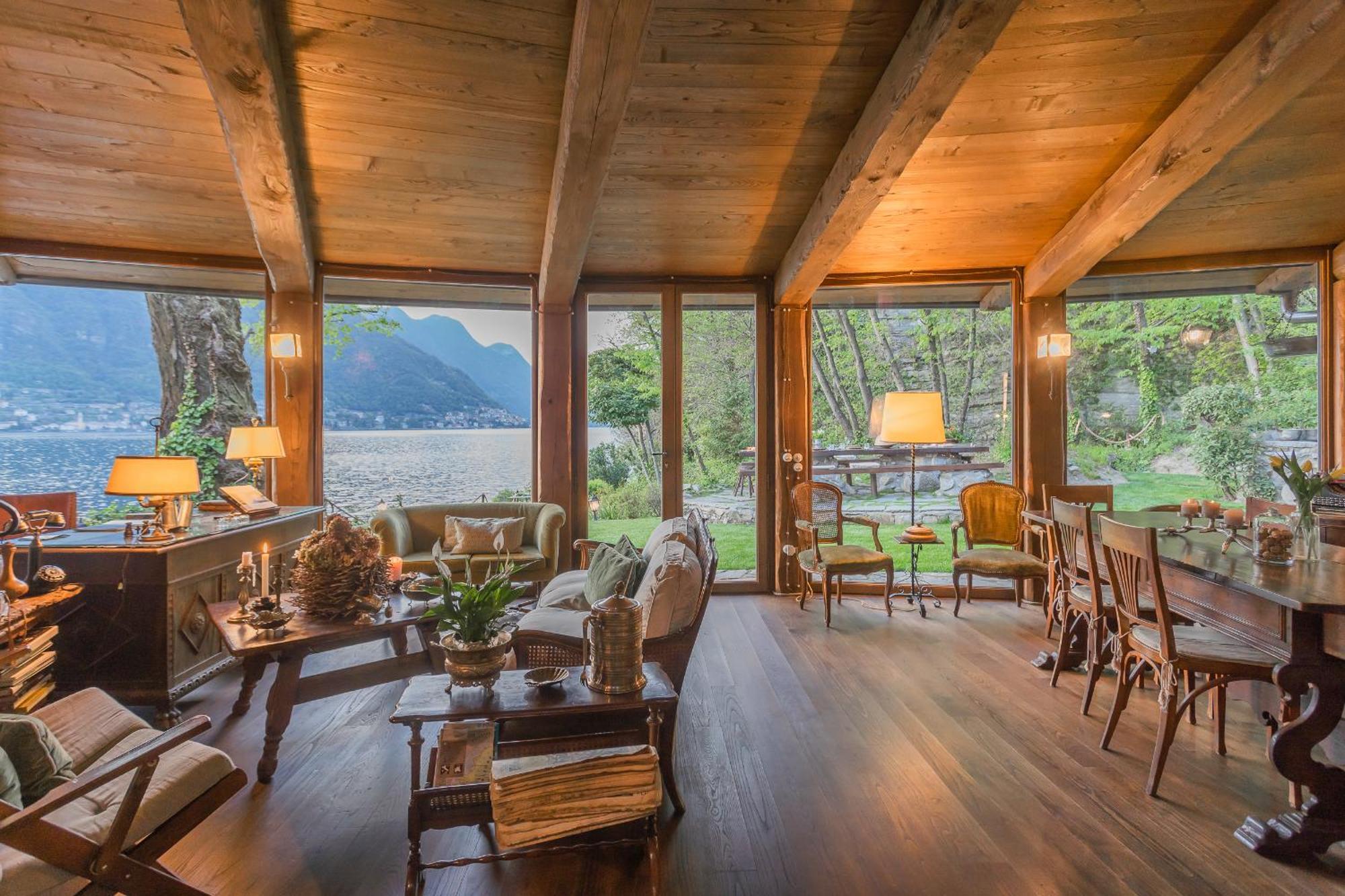 The Writer'S Nest Waterfront Villa By Rent All Como Faggeto Lario Bagian luar foto