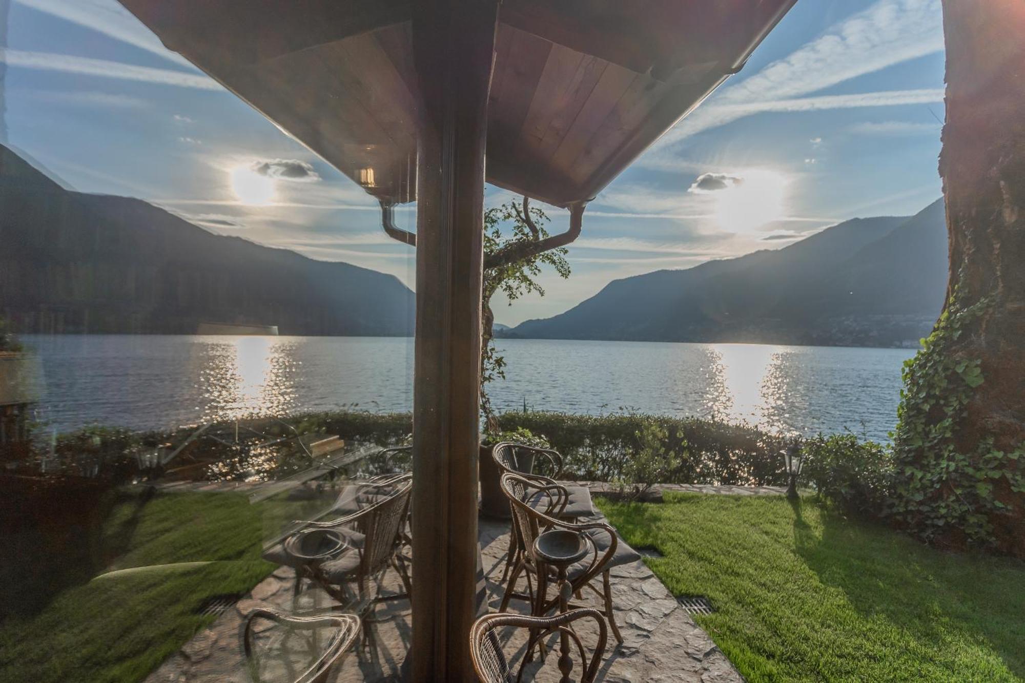 The Writer'S Nest Waterfront Villa By Rent All Como Faggeto Lario Bagian luar foto