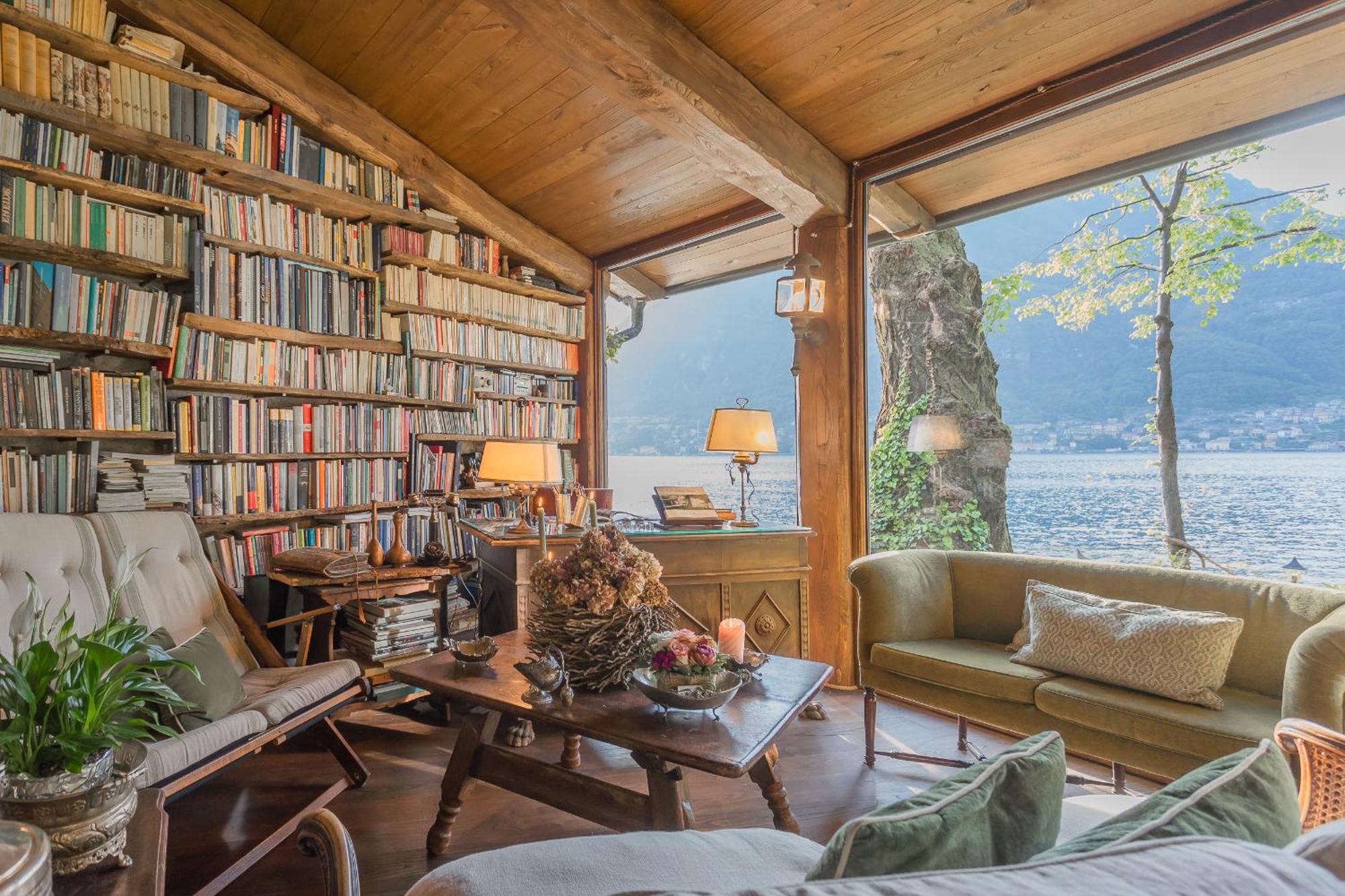 The Writer'S Nest Waterfront Villa By Rent All Como Faggeto Lario Bagian luar foto