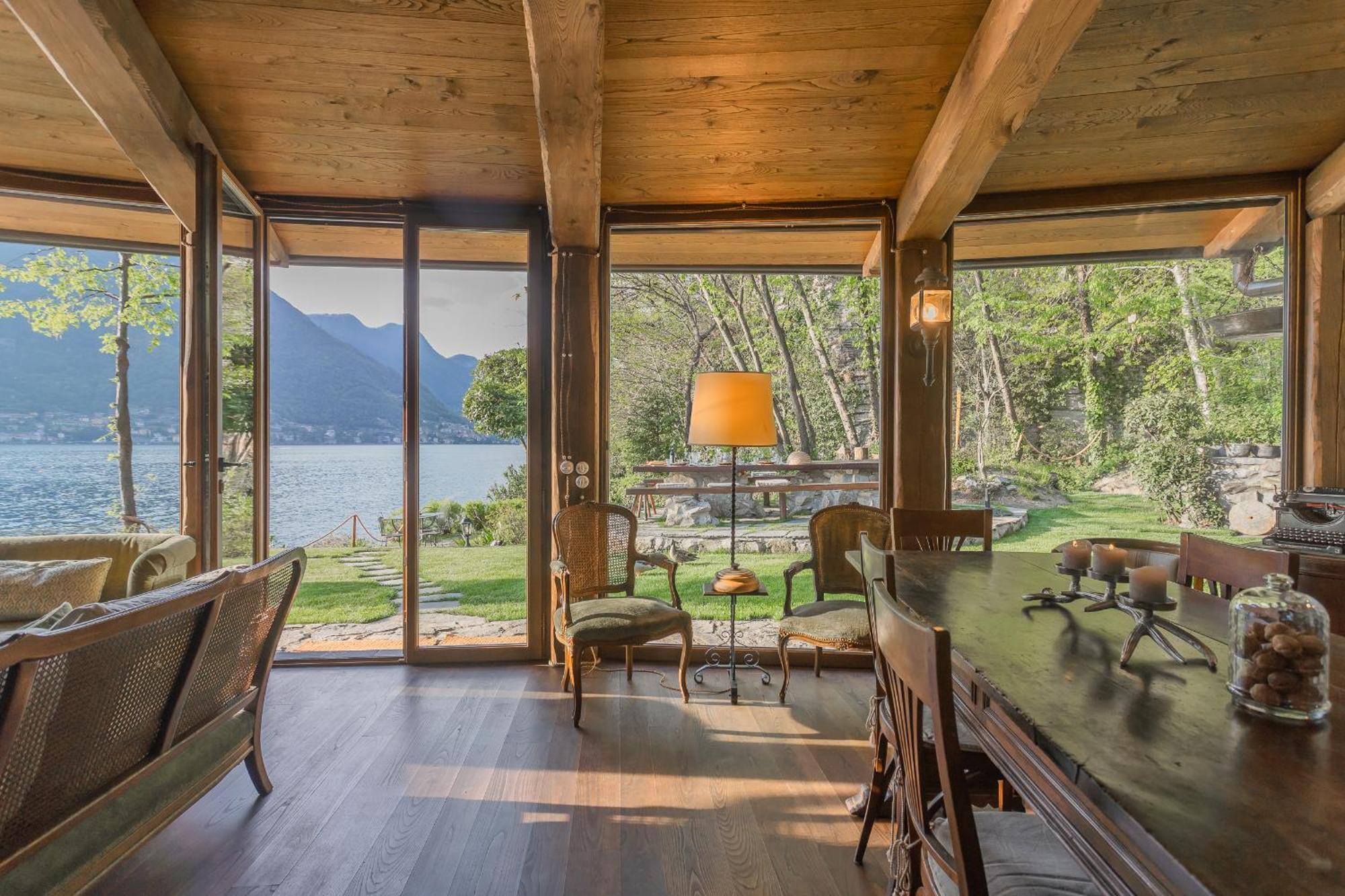 The Writer'S Nest Waterfront Villa By Rent All Como Faggeto Lario Bagian luar foto