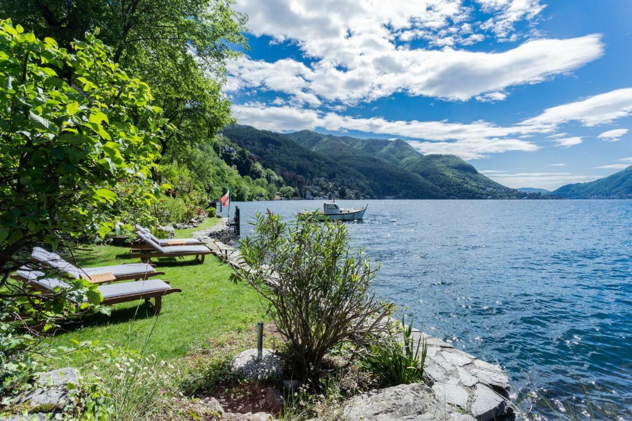 The Writer'S Nest Waterfront Villa By Rent All Como Faggeto Lario Bagian luar foto