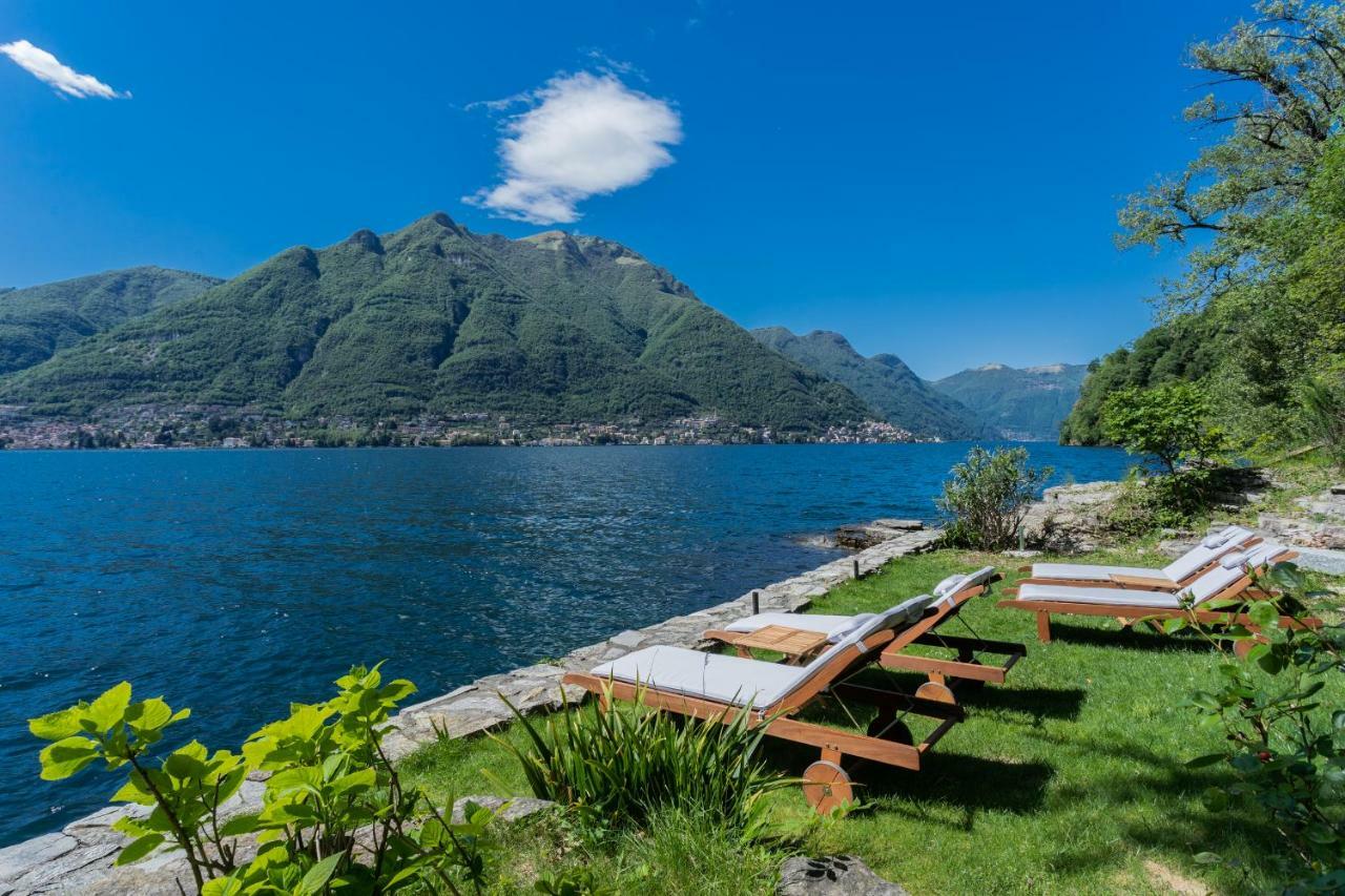 The Writer'S Nest Waterfront Villa By Rent All Como Faggeto Lario Bagian luar foto