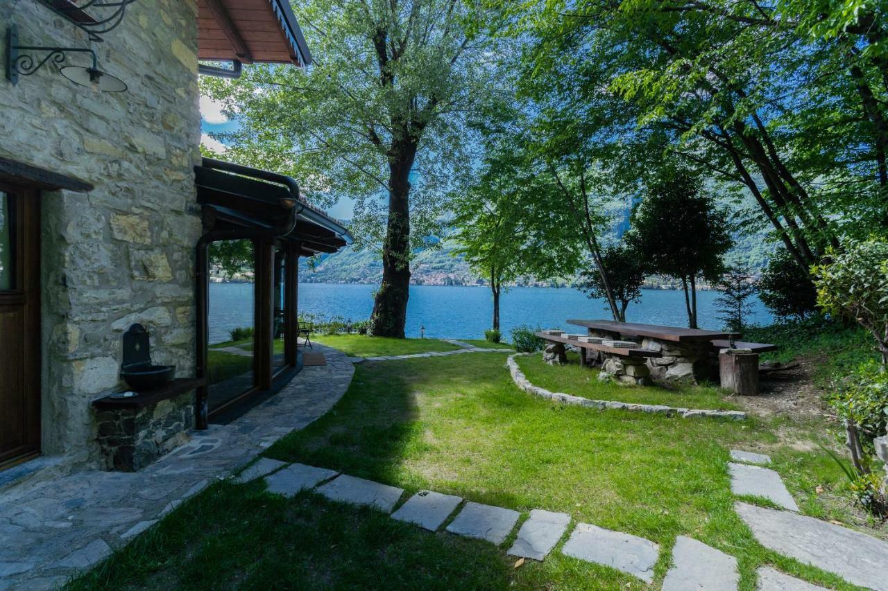 The Writer'S Nest Waterfront Villa By Rent All Como Faggeto Lario Bagian luar foto