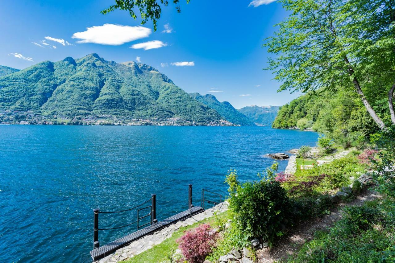 The Writer'S Nest Waterfront Villa By Rent All Como Faggeto Lario Bagian luar foto