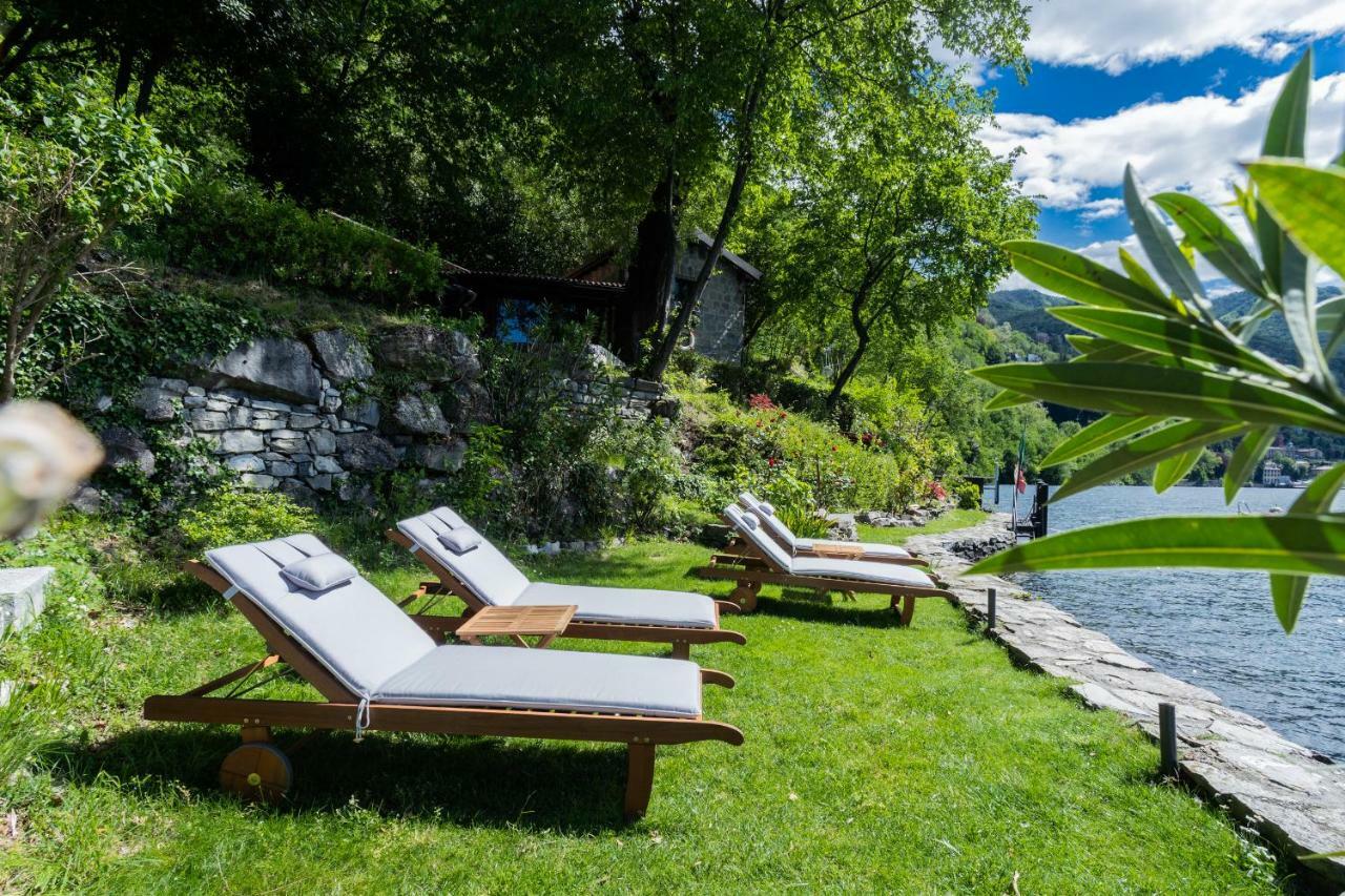 The Writer'S Nest Waterfront Villa By Rent All Como Faggeto Lario Bagian luar foto