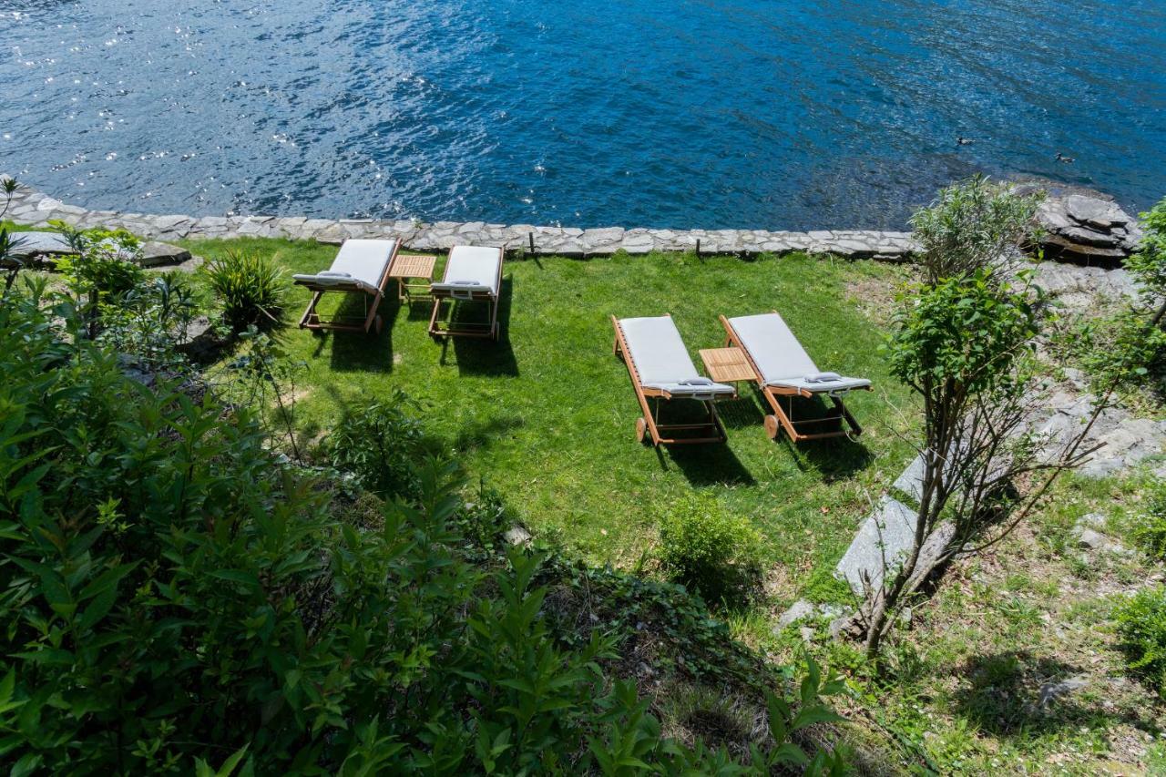 The Writer'S Nest Waterfront Villa By Rent All Como Faggeto Lario Bagian luar foto