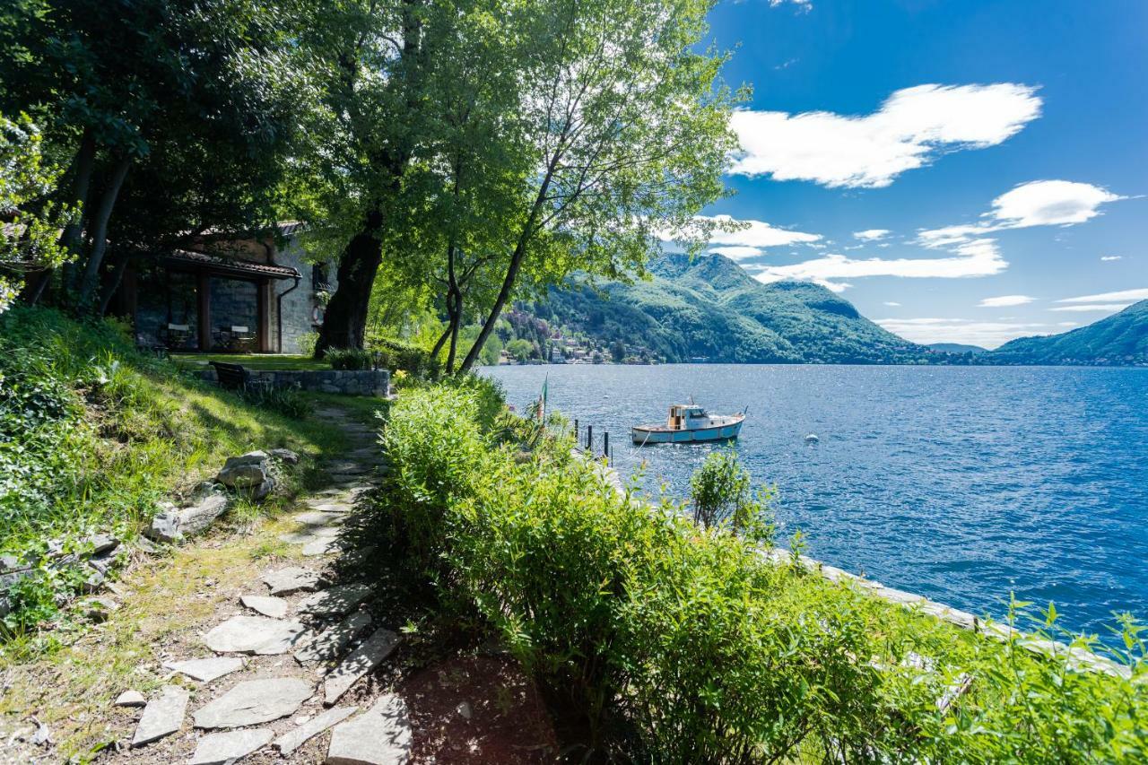 The Writer'S Nest Waterfront Villa By Rent All Como Faggeto Lario Bagian luar foto