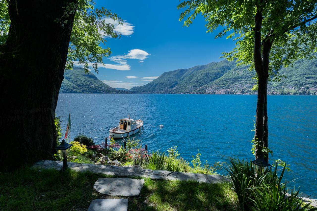 The Writer'S Nest Waterfront Villa By Rent All Como Faggeto Lario Bagian luar foto